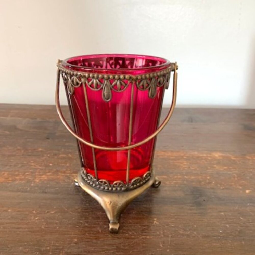 Studio Nova Emma Red Votive - Picture 2 of 9
